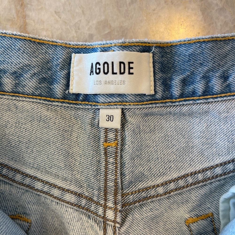 AGOLDE denim shorts